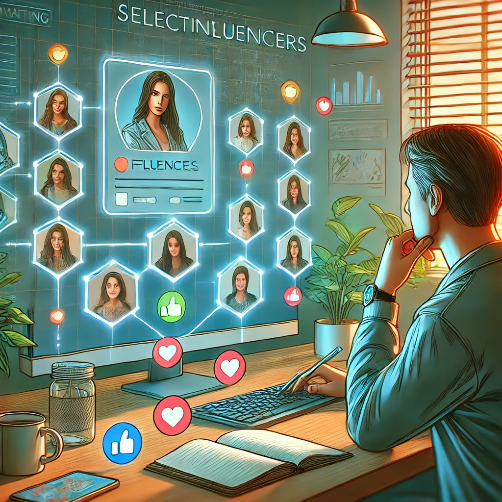 Nous sélectionnons les influenceurs pour vous